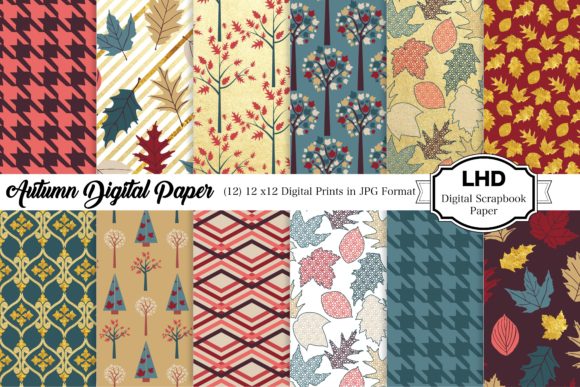 Autumn Gold Digital Papers: A Practical Review of Fall Digital Paper Designs