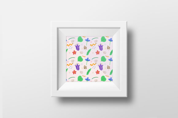 Floral Pattern Summer Meadow Seamless Design