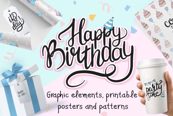 How a Happy Birthday Graphic Set Solves Party Design Challenges