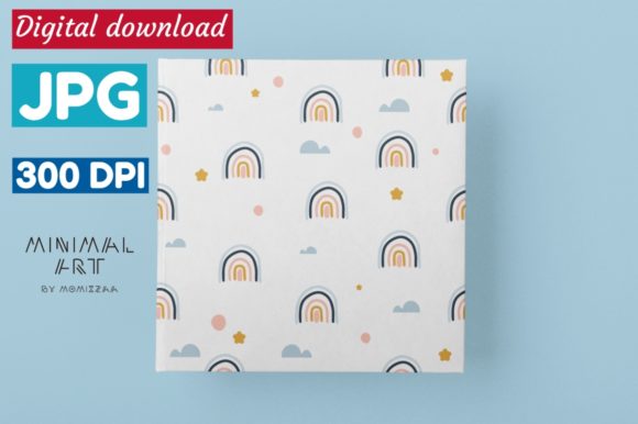 Rainbow Pattern, Cute Card: A Strategic Digital Asset for Creative Projects