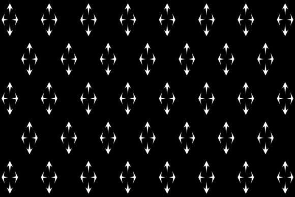 Seamless of Four Arrows Tile Pattern: A Modern Monochrome Design System for Creators and Professionals