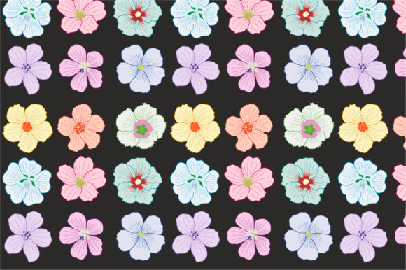 Set Vector Full Color Flowers: Redefining Botanical Design for Modern Creatives