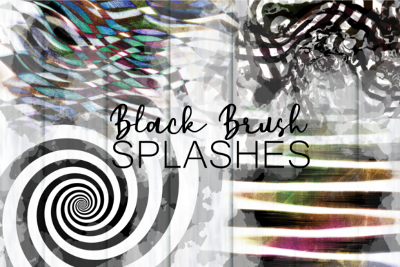 Shabby Chic Black Brush Stroke Splashes: What Designers Wish You Knew Before Using Grunge Overlays