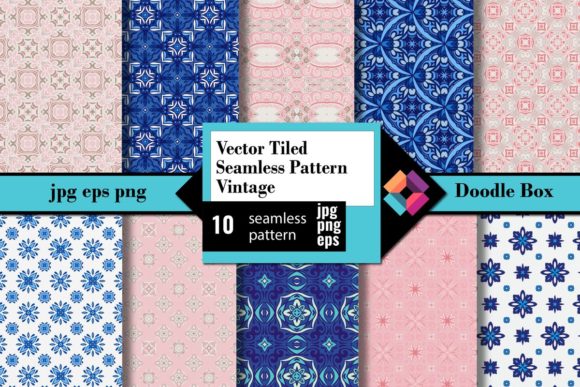 Timeless Vintage Vector Tiled Patterns