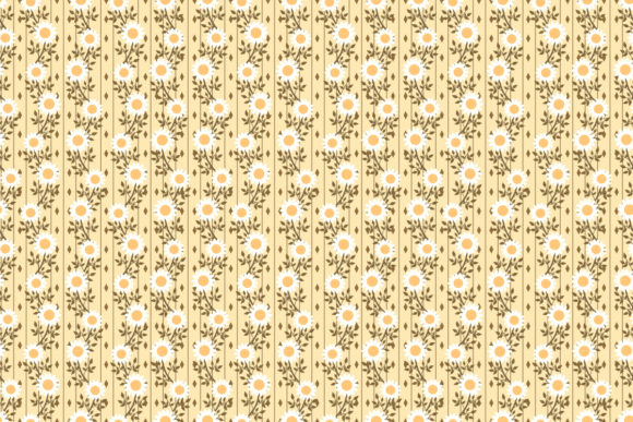 Tiny Sweet Flower in Yellow Background: A Versatile Seamless Pattern for Creatives and DIY Enthusiasts