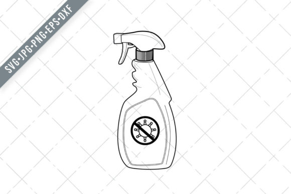 Understanding the Disinfectant Spray Bottle Stop Virus Design Resource