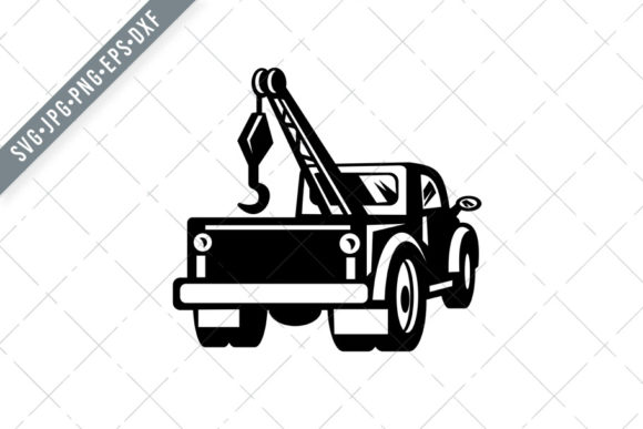 Vintage Tow Truck Art for Creators