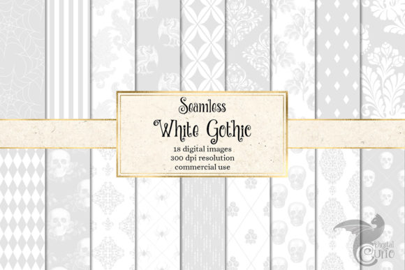 White Gothic Digital Paper: Strategic Applications for Creative Projects and Branding